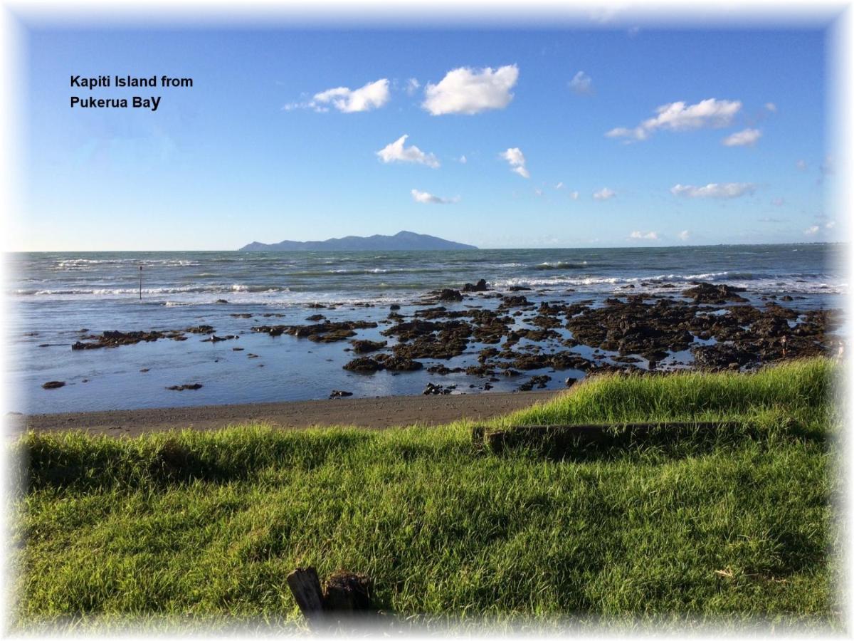 Peaceful Pukerua Bay Lägenhet Exteriör bild